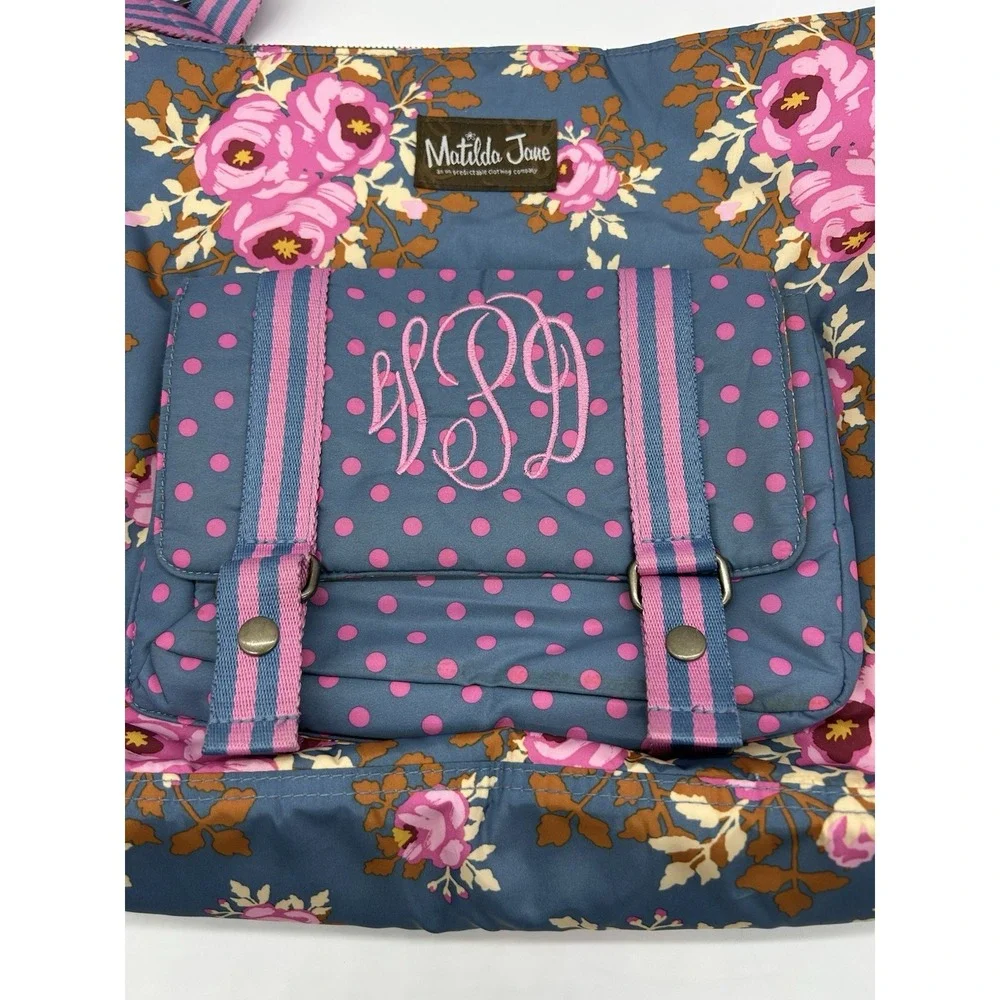 Matilda Jane CARRY IT OFF Messenger Computer Diaper School Bag Make Believe
